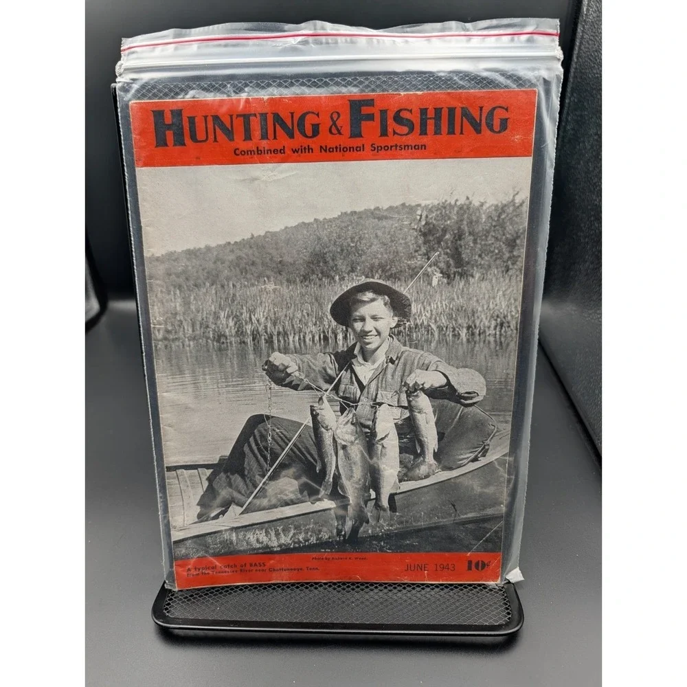 Vintage Hunting and Fishing Magazine June 1943